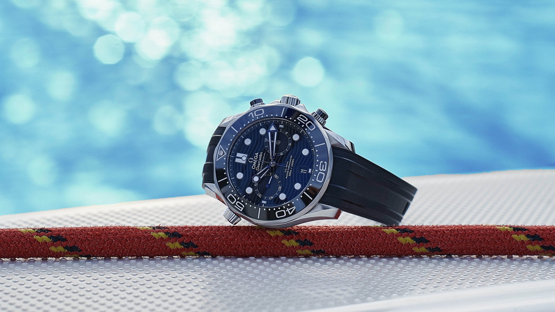 Omega seamaster 2024 diver 300 chronograph