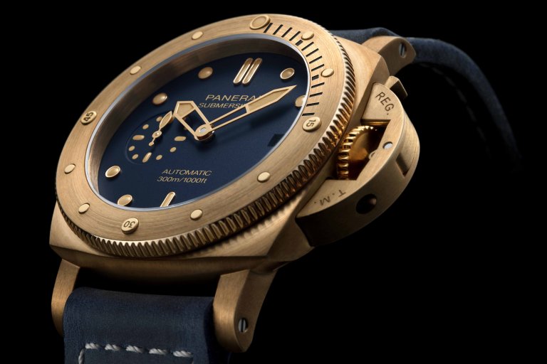 panerai submersible bronzo blu abisso