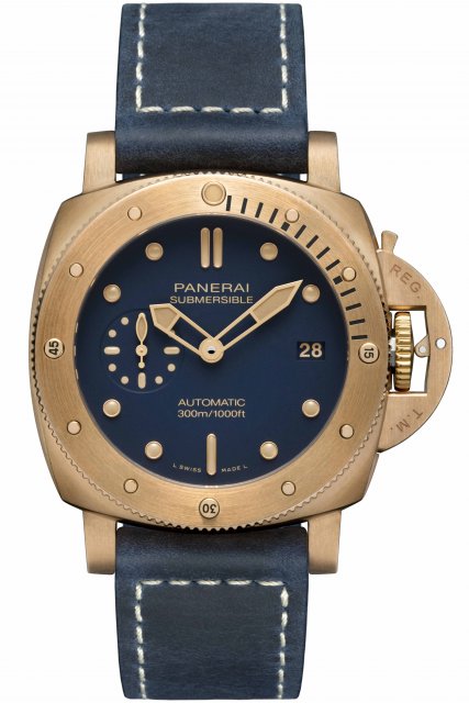 panerai submersible bronzo blu abisso